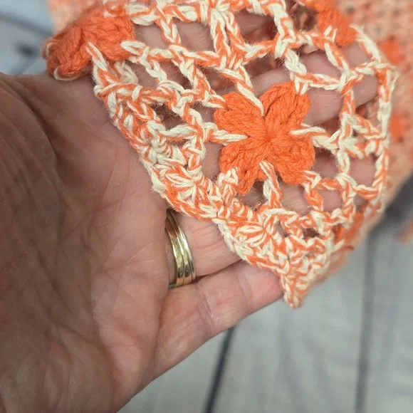 S.A. Collection Crochet Mesh Sweater, 2X - Picture 5 of 7